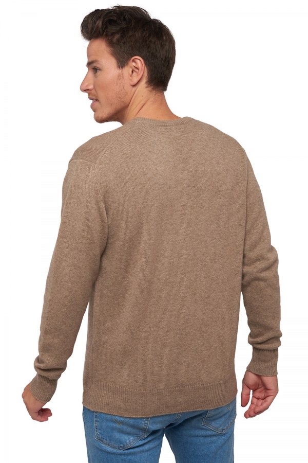 Cachemire Naturel pull homme natural poppy 4f natural brown 4xl